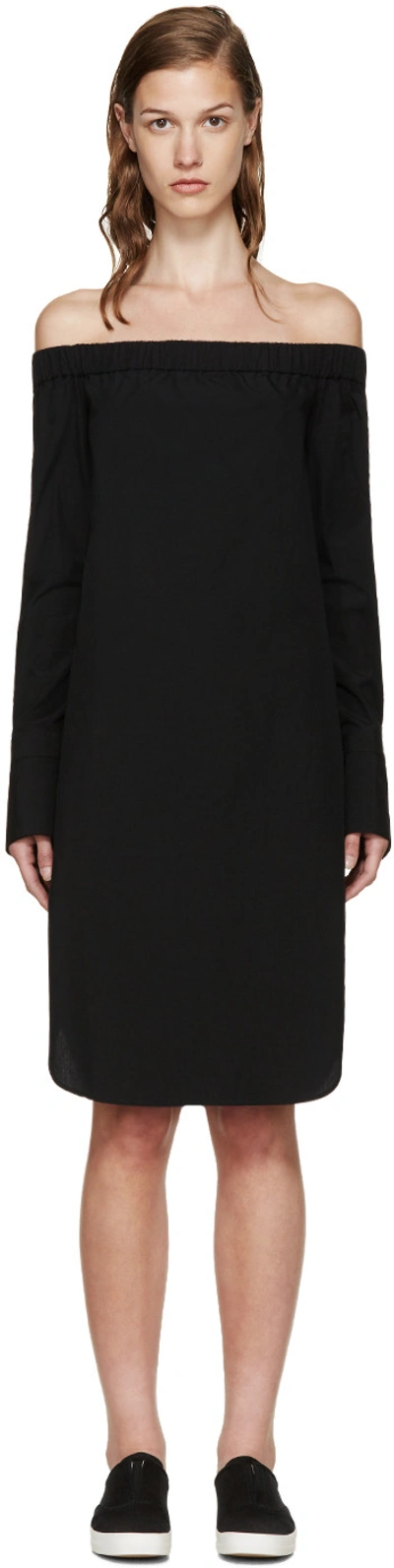 Rag & Bone Kacy Off-the-shoulder Poplin Mini Dress, Black