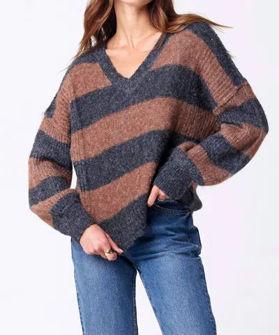 Shop Saltwater Luxe Laney Sweater In Java In Brown
