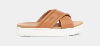 Shop Ugg Women's Zayne Crossband Sandal In Tan In Brown