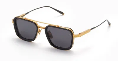 Shop Akoni Sunglasses In Gold, Black