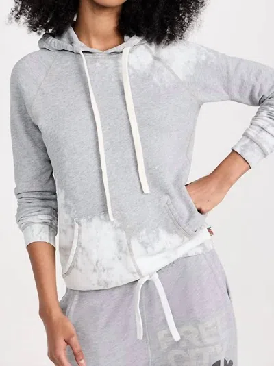 Shop Freecity Pullover Hoodie In Heather Bleachout In Grey