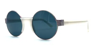 Shop Andy Wolf Sunglasses In White