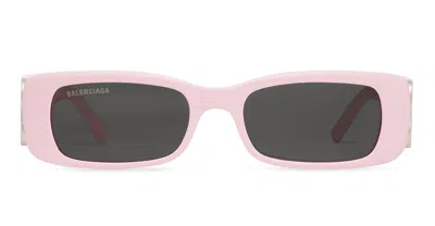 Shop Balenciaga Sunglasses In Pink
