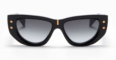 Shop Balmain Sunglasses In Black