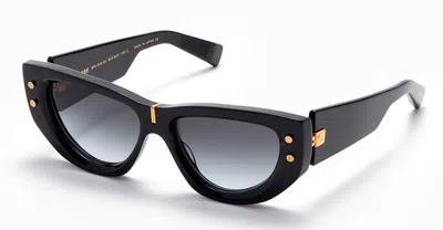 Shop Balmain Sunglasses In Black