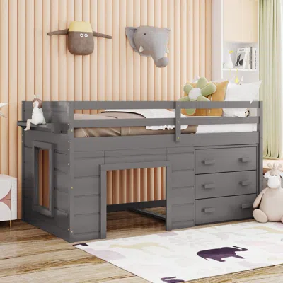 Shop Simplie Fun Twin Size Loft Bed