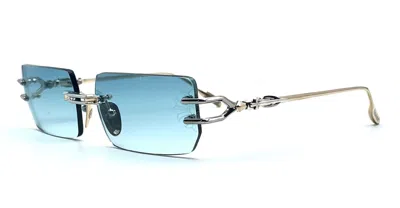 Shop Chrome Hearts Sunglasses In Silver