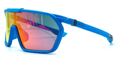 Shop Chrome Hearts Sunglasses In Blue