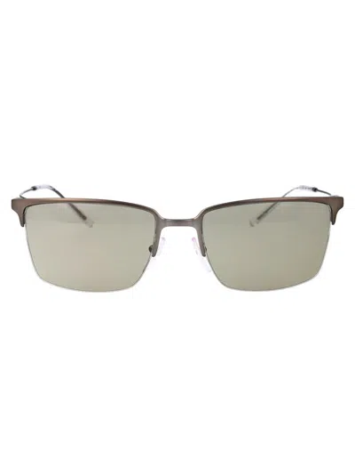 Shop Emporio Armani Sunglasses In 3003/3 Matte Gunmetal