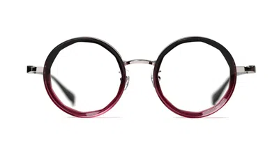 Shop Factory 900 Eyeglasses In Gray, Red