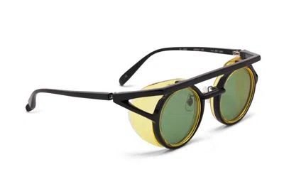 Shop Factory 900 Sunglasses In Transparent Black, Yellow