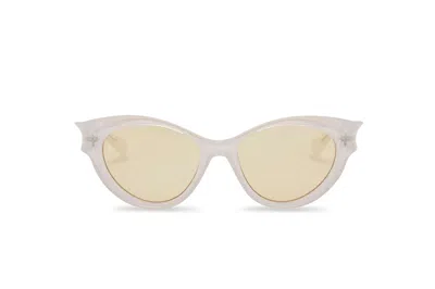 Shop Factory 900 Sunglasses In Cream