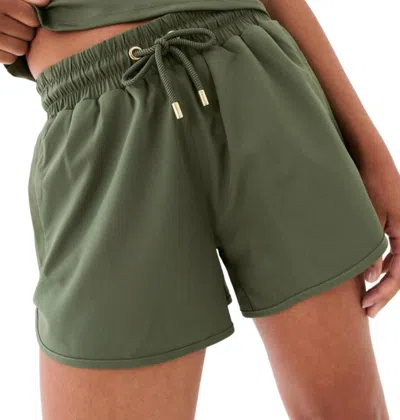 Shop P.e Nation Full Time Short In Four Leaf Clover In Green
