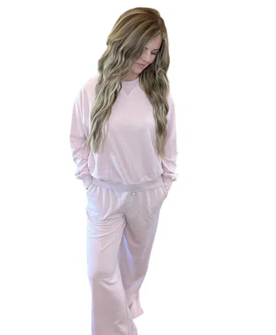 Shop Hyfve Ember Knit Bottom Pants In Dusty Pink In Beige