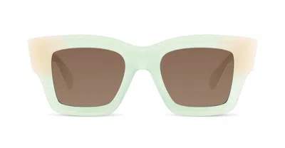 Shop Jacquemus Sunglasses In Green