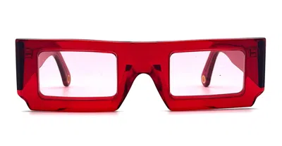 Shop Jacquemus Sunglasses In Red