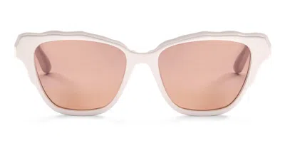 Junk Plastic Rehab Jargon - Ghost Sunglasses In White