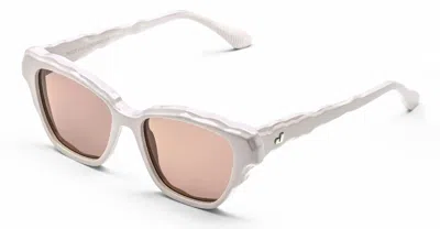 Junk Plastic Rehab Jargon - Ghost Sunglasses In White