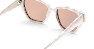 Junk Plastic Rehab Jargon - Ghost Sunglasses In White