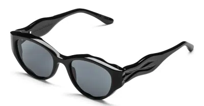 Junk Plastic Rehab Sunglasses In Black