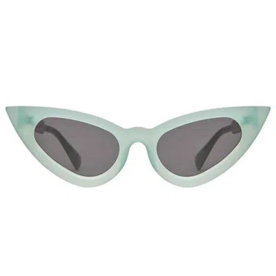 Shop Kuboraum Sunglasses In Jade Green