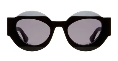 Shop Kuboraum Sunglasses In Black