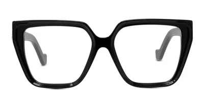 Shop Loewe Eyeglasses In Black Shine
