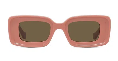 Shop Loewe Sunglasses In Pink