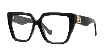Shop Loewe Eyeglasses In Black Shine