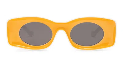 Shop Loewe Eyewear Sunglasses In Yellow