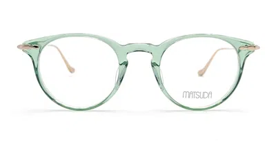 Shop Matsuda Eyeglasses In Mint Green
