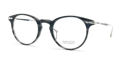 Shop Matsuda Eyeglasses In Black, Silver