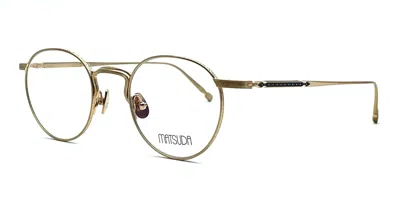 Shop Matsuda Eyeglasses In Gold