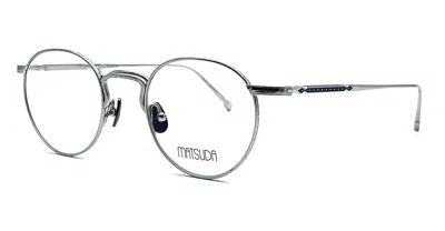 Shop Matsuda Eyeglasses In Silver
