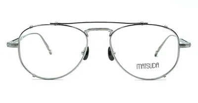 Shop Matsuda Eyeglasses In Silver
