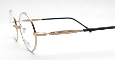 Shop Matsuda Eyeglasses In Antique Gold