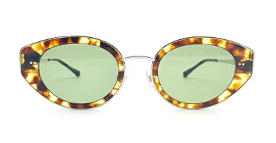 Shop Matsuda Sunglasses In Tortoise, Silver