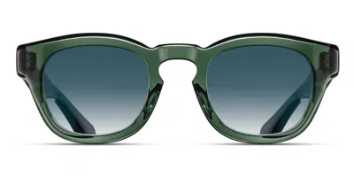 Shop Matsuda Sunglasses In Green