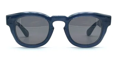 Shop Matsuda Sunglasses In Navy Blue