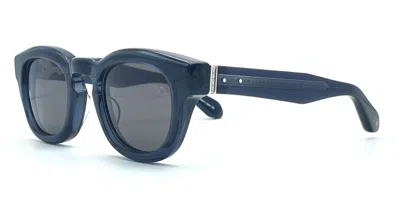 Shop Matsuda Sunglasses In Navy Blue