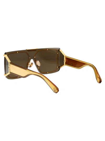 Shop Philipp Plein Sunglasses In 400g Gold