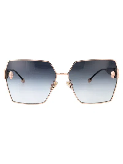 Shop Philipp Plein Sunglasses In 02am Gold