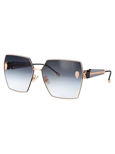 Shop Philipp Plein Sunglasses In 02am Gold