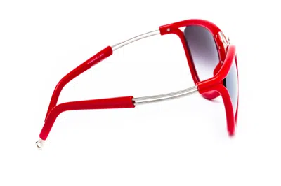Pq Eyewear By Ron Arad Sunglasses In Red, Silver