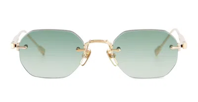 Shop Sato Sunglasses In Light Gold