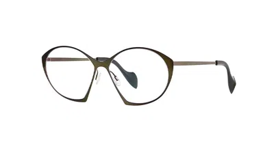 Shop Theo Eyewear Eyeglasses In Green