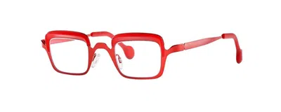 Shop Theo Eyewear Eyeglasses In Red