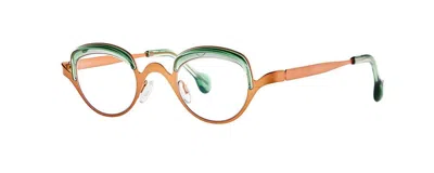 Shop Theo Eyewear Eyeglasses In Deep Rose