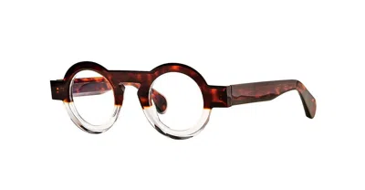Shop Theo Eyewear Eyeglasses In Tortoise, Transparent