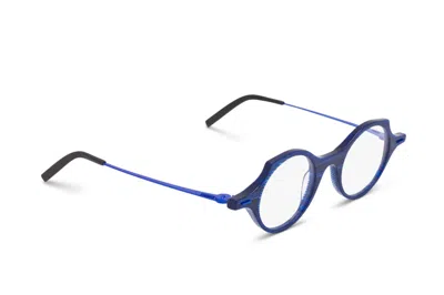 Shop Theo Eyewear Eyeglasses In Electric Blue